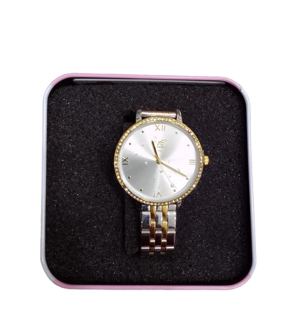 Reloj Lady G-Force Dama Plateado Y Dorado